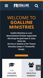 Mobile Screenshot of goallineministries.org